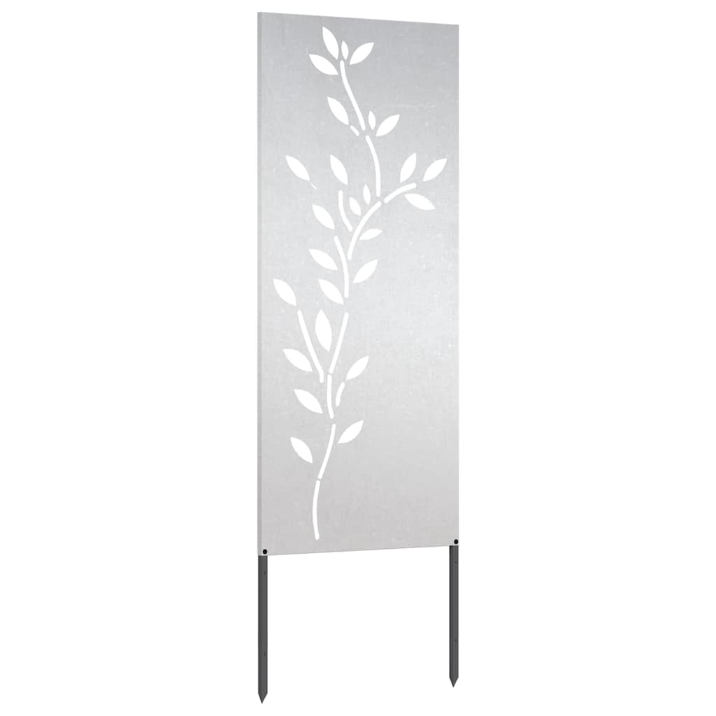 Hage Dekorativt Panel sølv 50 x 140 cm Rustfritt stål