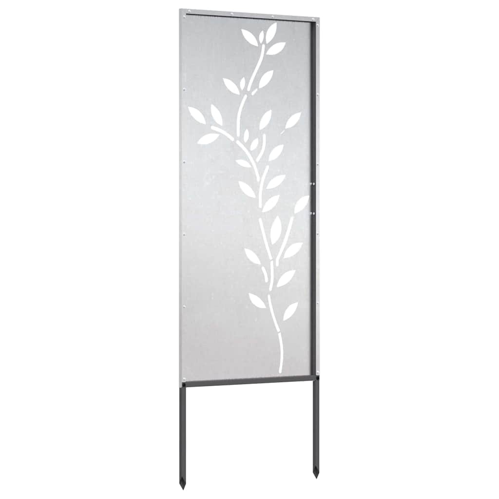 Hage Dekorativt Panel sølv 50 x 140 cm Rustfritt stål