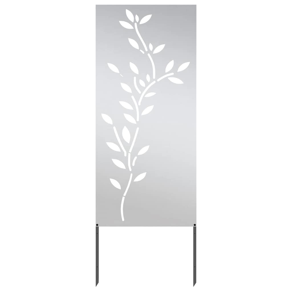 Hage Dekorativt Panel sølv 50 x 140 cm Rustfritt stål