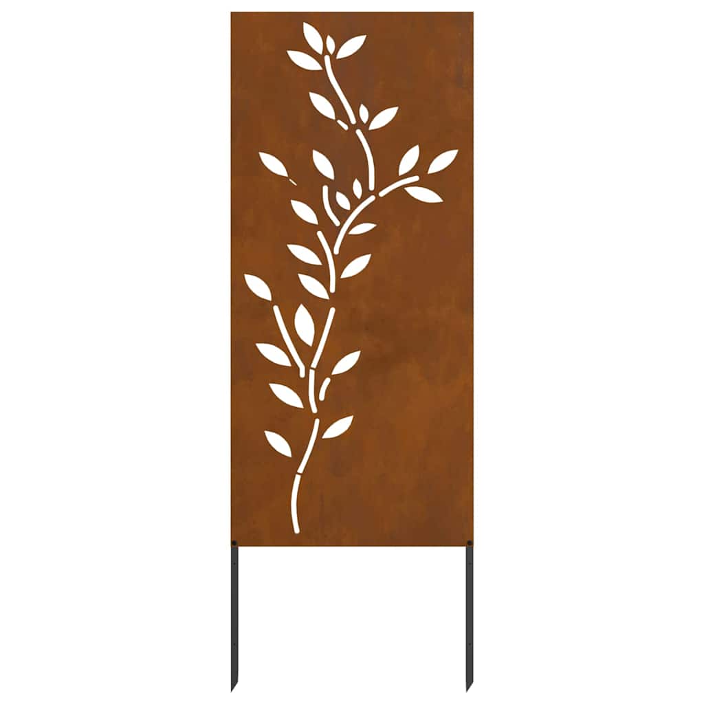 Hage Dekorativt Panel Rusten 50 x 140 cm Cortenstål