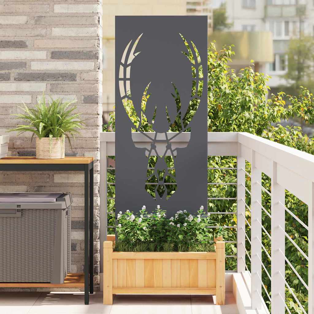 Hage Dekorativt Panel Antrasitt 50 x 140 cm Kaldvalsestål