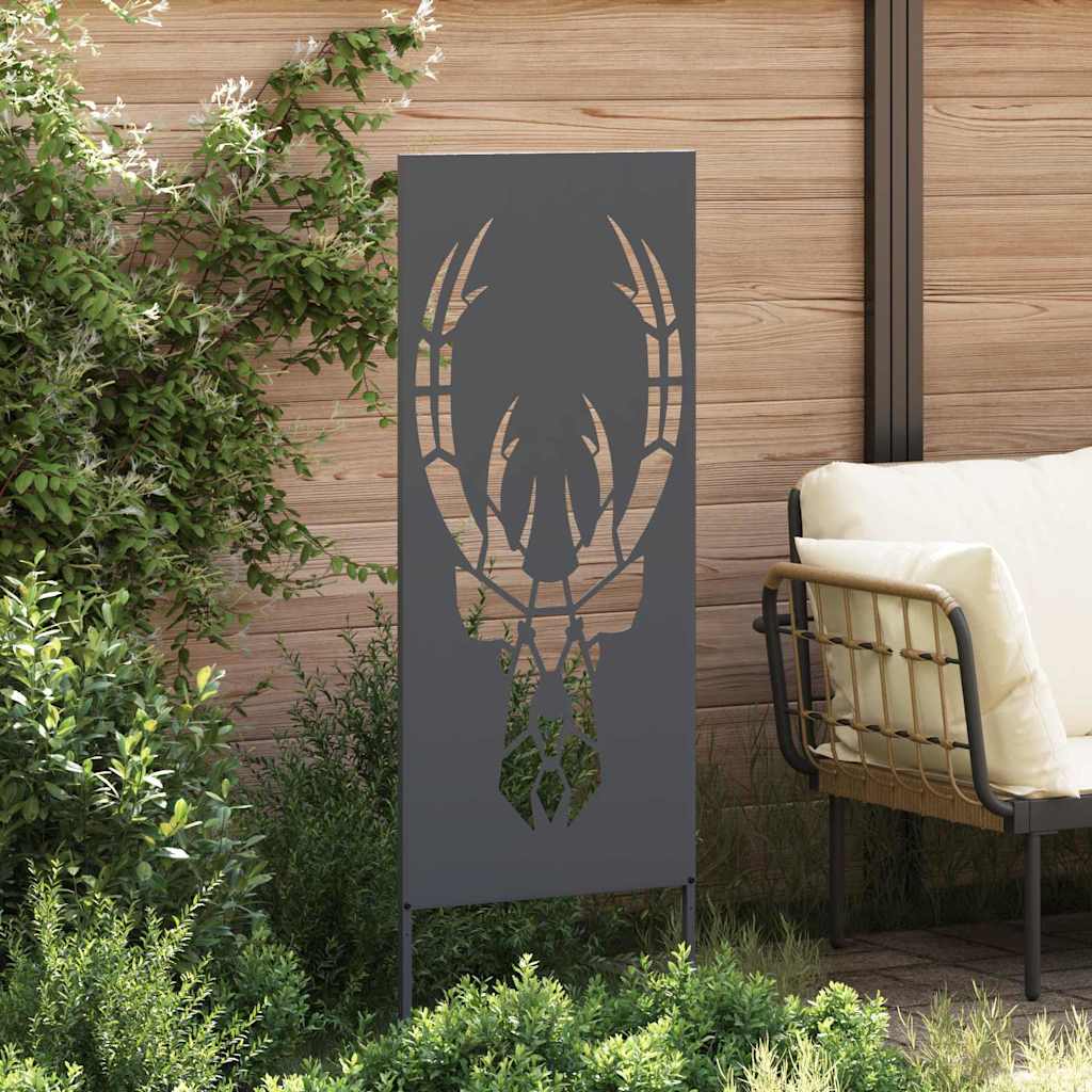 Hage Dekorativt Panel Antrasitt 50 x 140 cm Kaldvalsestål