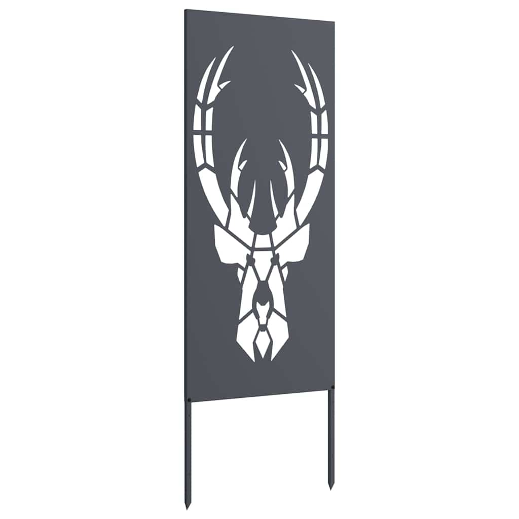 Hage Dekorativt Panel Antrasitt 50 x 140 cm Kaldvalsestål