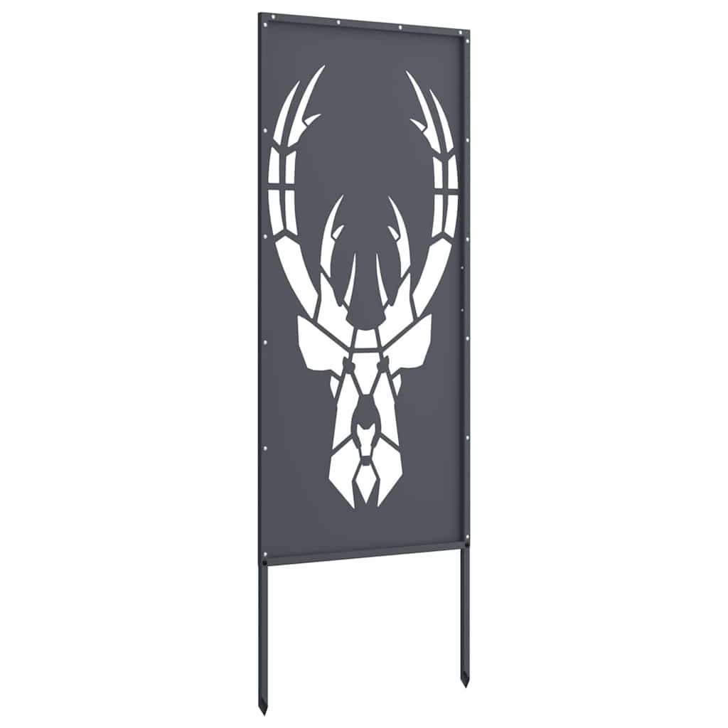 Hage Dekorativt Panel Antrasitt 50 x 140 cm Kaldvalsestål