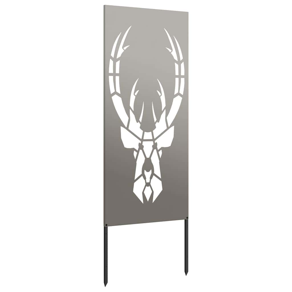 Hage Dekorativt Panel Rusten 50 x 140 cm Værbestandig stål