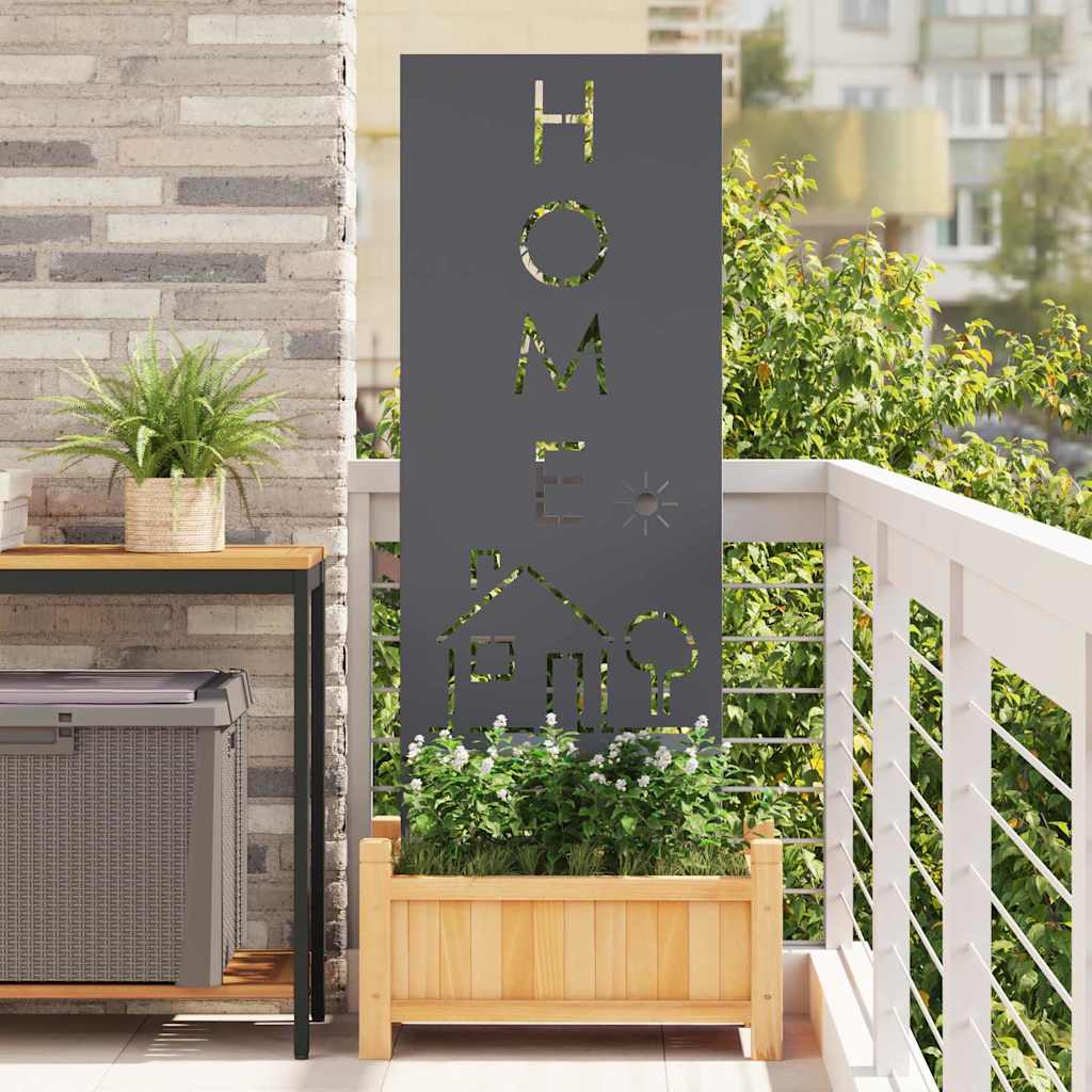 Hage Dekorativt Panel Antrasitt 50 x 140 cm Kaldvalsestål