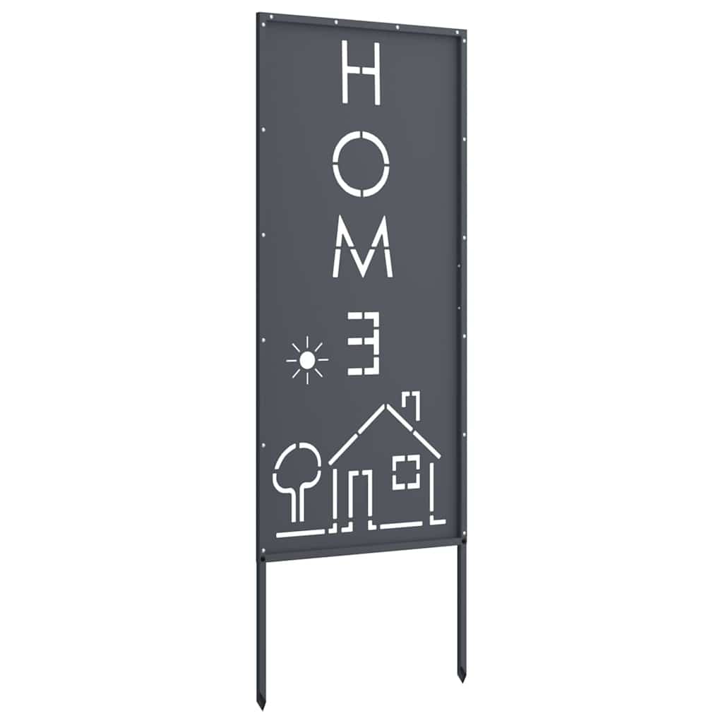 Hage Dekorativt Panel Antrasitt 50 x 140 cm Kaldvalsestål