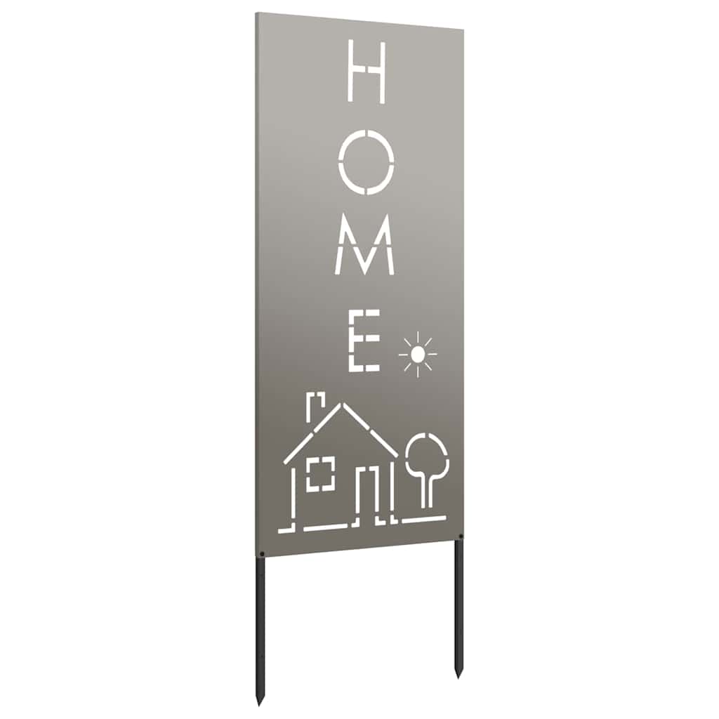 Hage Dekorativt Panel Rusten 50 x 140 cm Værbestandig stål