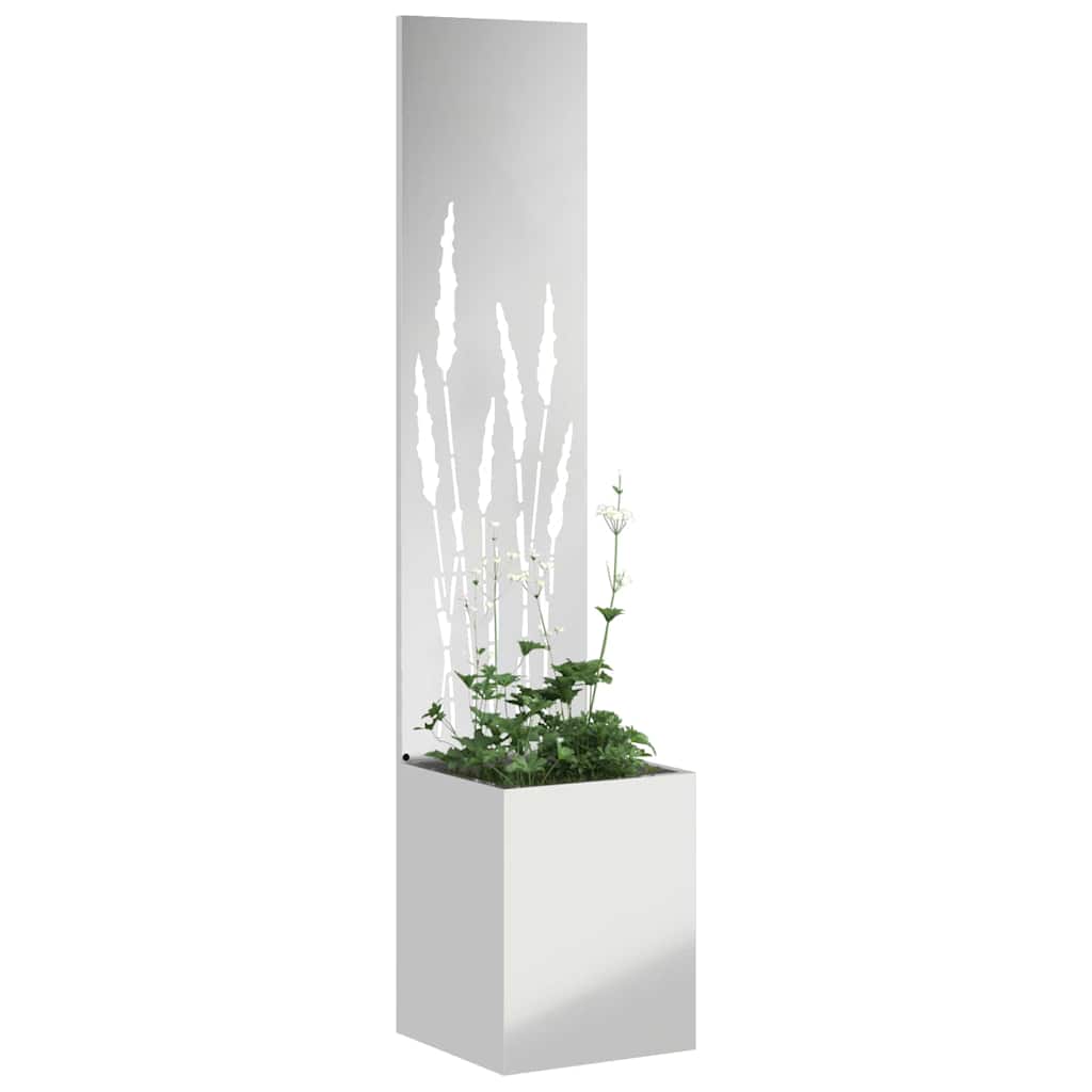 Hagekrukke med Dekorativ Panelet sølv 32 x 140 cm