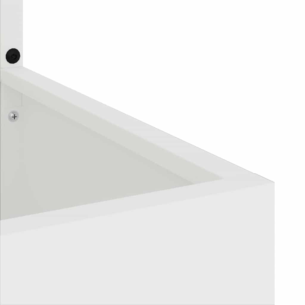 Hageprivat skjerm Fretwork Hvit 32 x 140 cm Kaldvalsestål