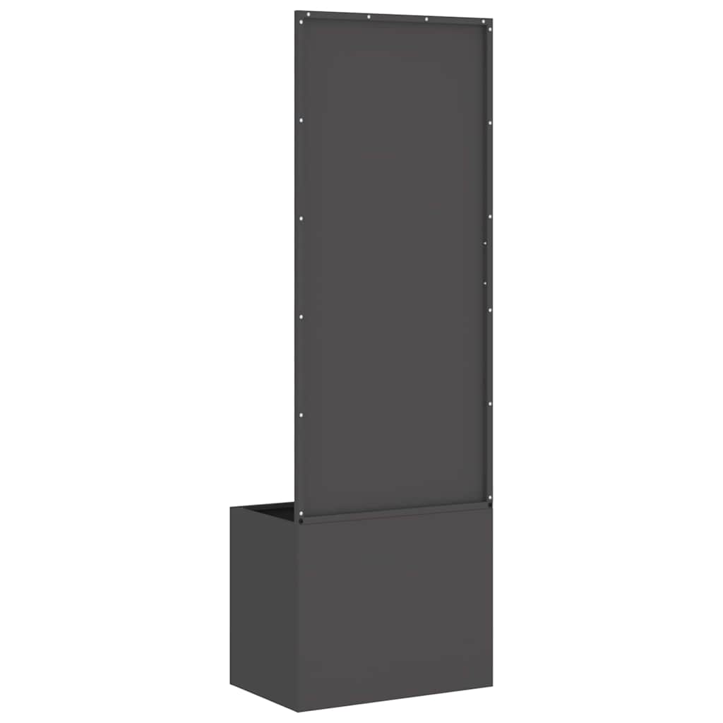 Hagekrukke med Dekorativ Panelet Svart 50 x 140 cm