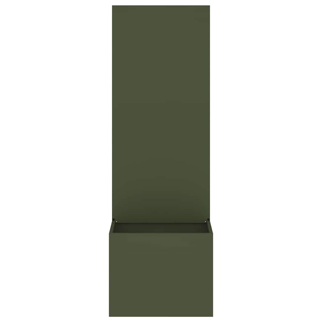 Hagekrukke med Dekorativ Panelet Olivengrønn 50 x 140 cm