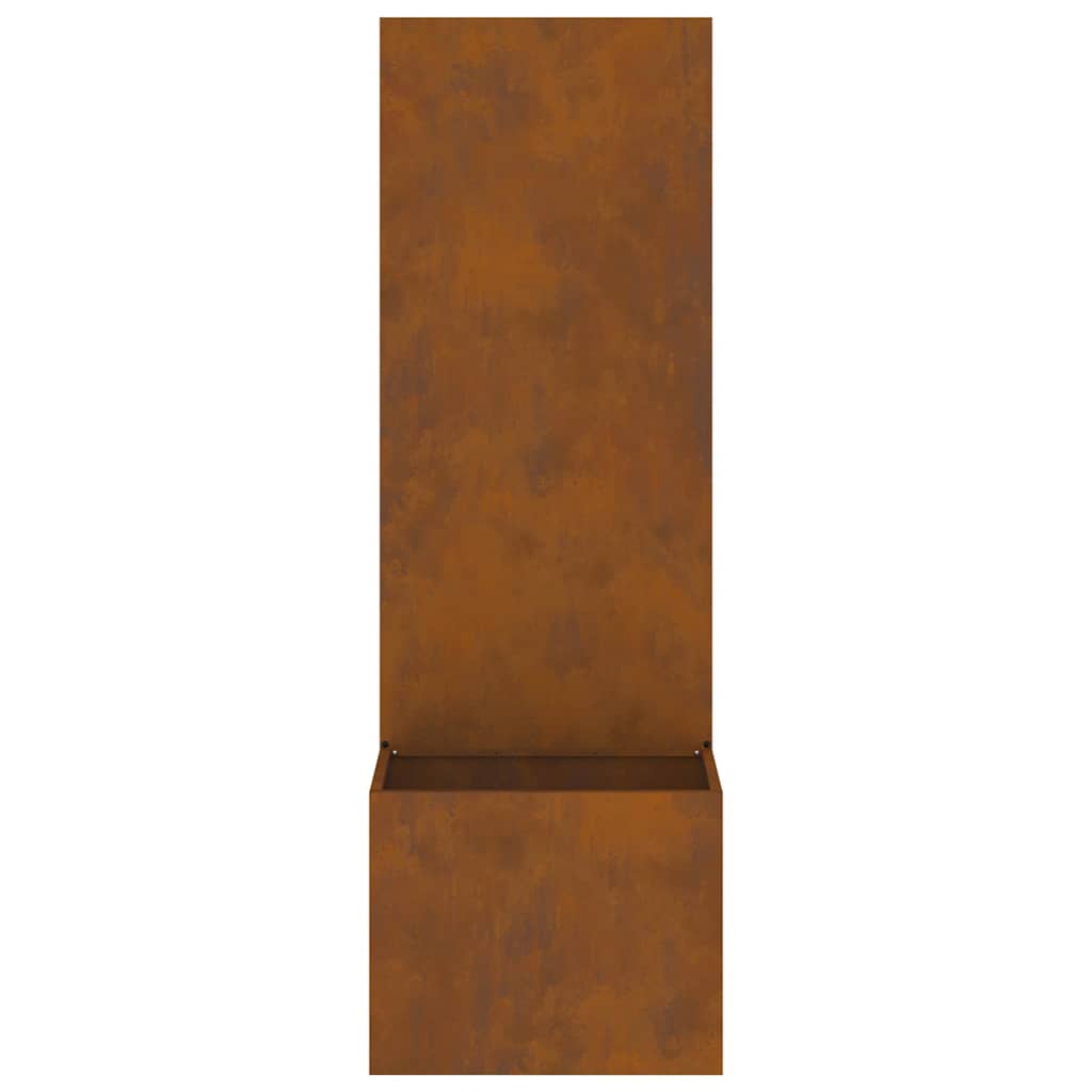 Hageprivat skjerm Fretwork Rusten 50 x 140 cm Cortenstål