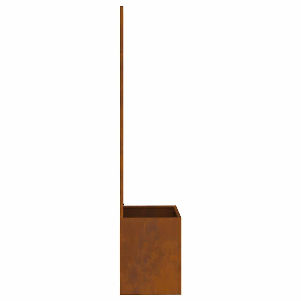 Hageprivat skjerm Fretwork Rusten 50 x 140 cm Cortenstål