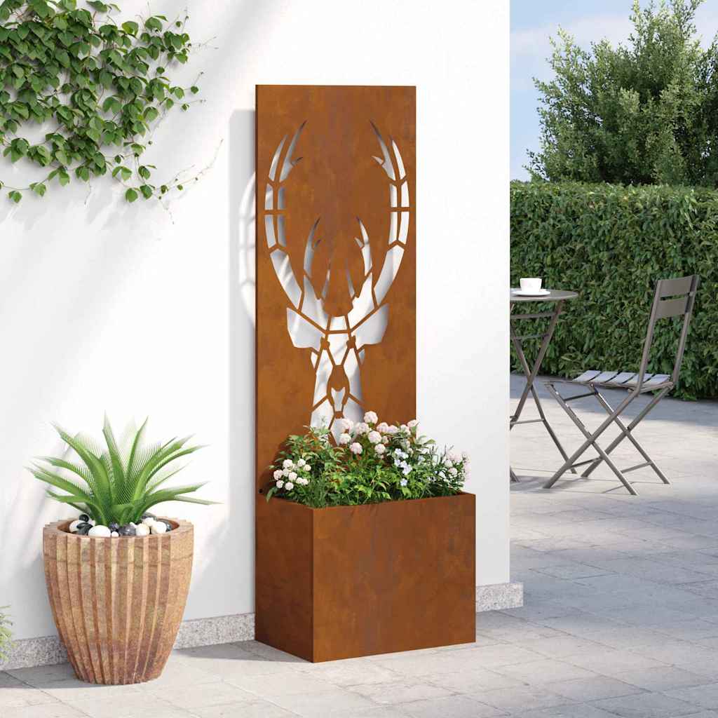 Hagekrukke med Dekorativ Panelet Rusten 50 x 140 cm