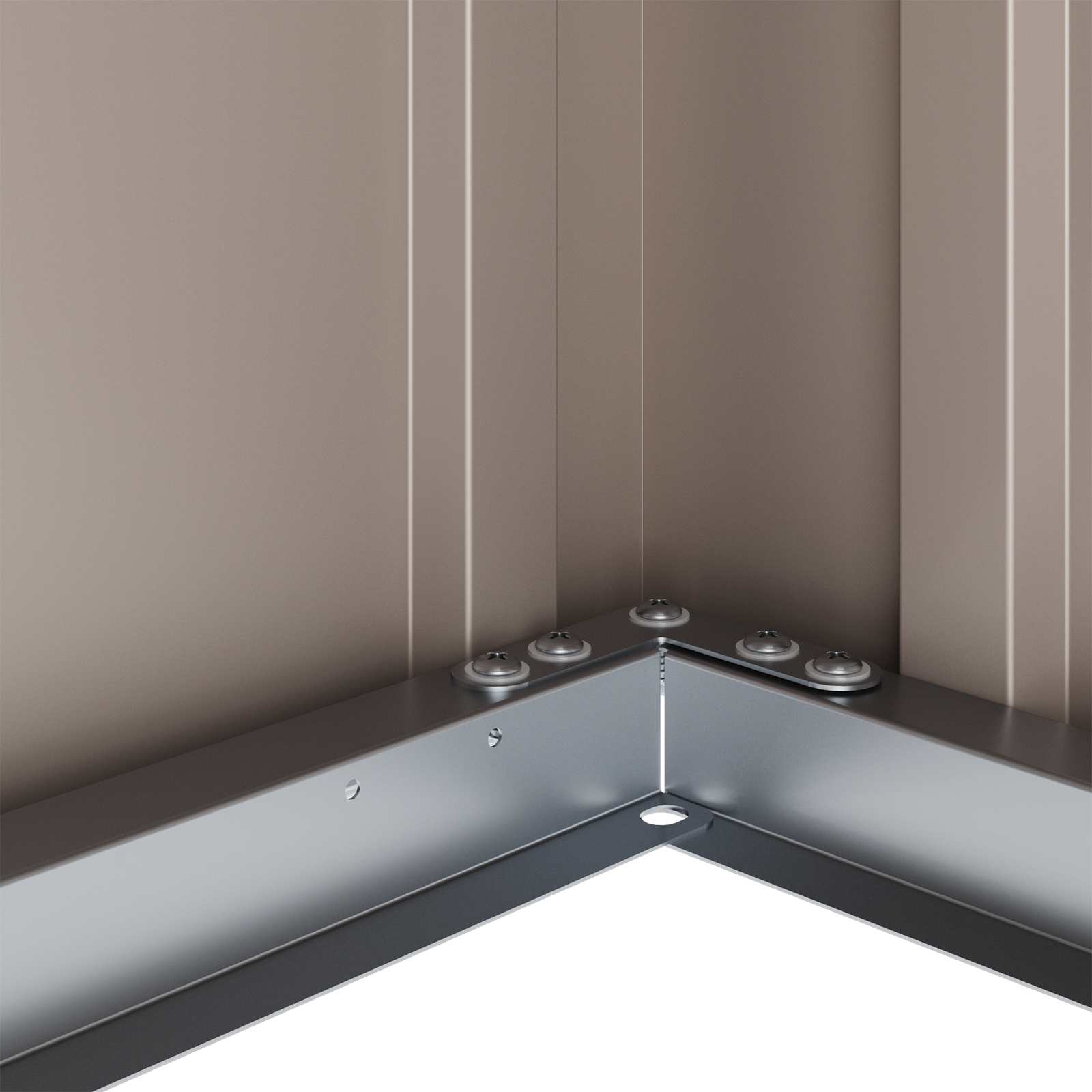 Hage Lagringsboks Svart 101 x 82 x 50 cm Stål