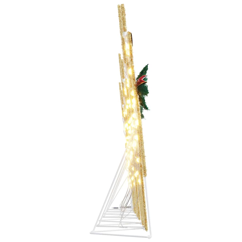 LED Reinsdyr 7 pcs Gull stoff