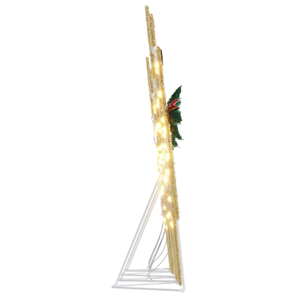 LED Reinsdyr 4 pcs Gull 45 x 19 x 65 cm stoff