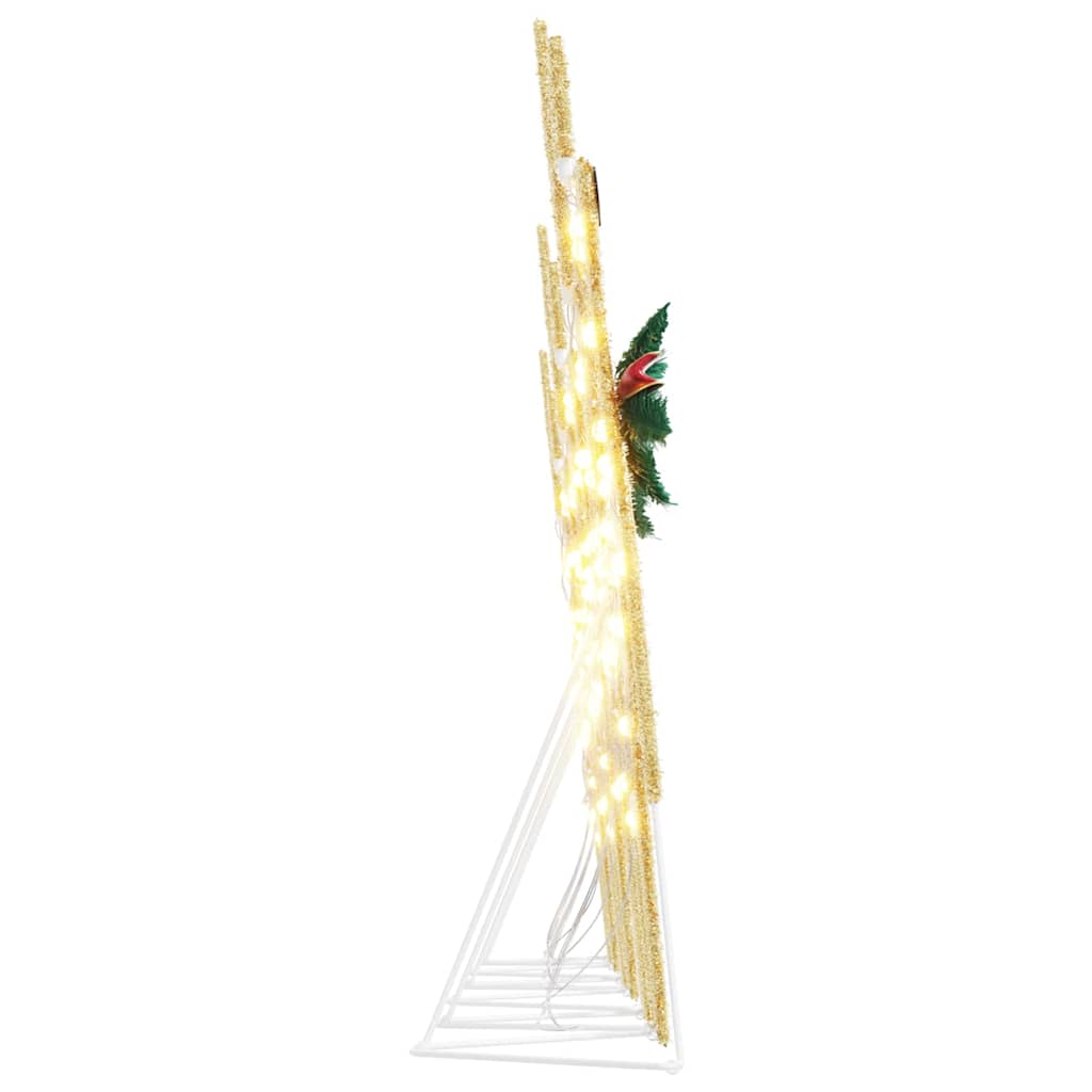 LED Reinsdyr 6 pcs Gull 45 x 19 x 65 cm stoff