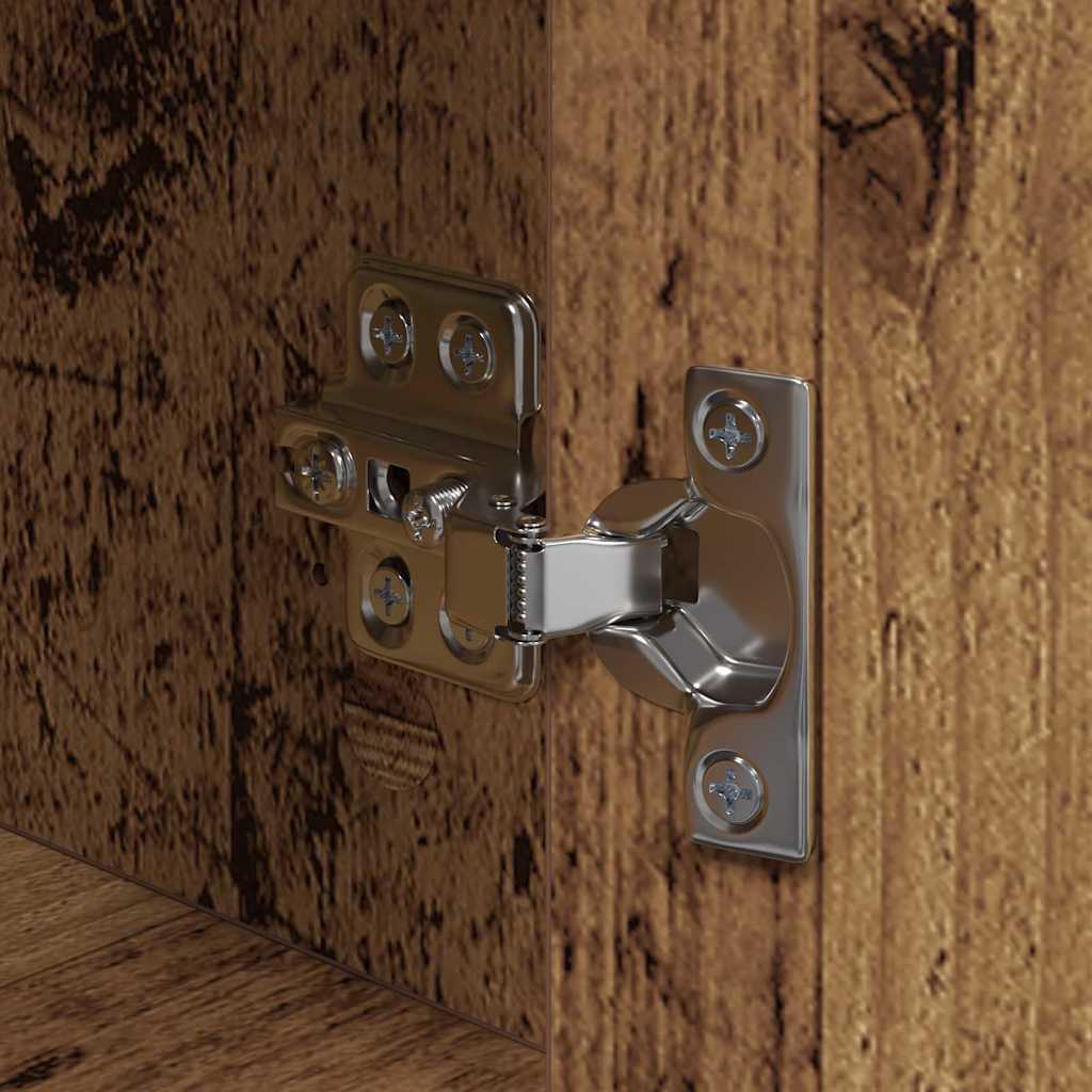 Nattbordskap Gammelt tre Konstruert tre