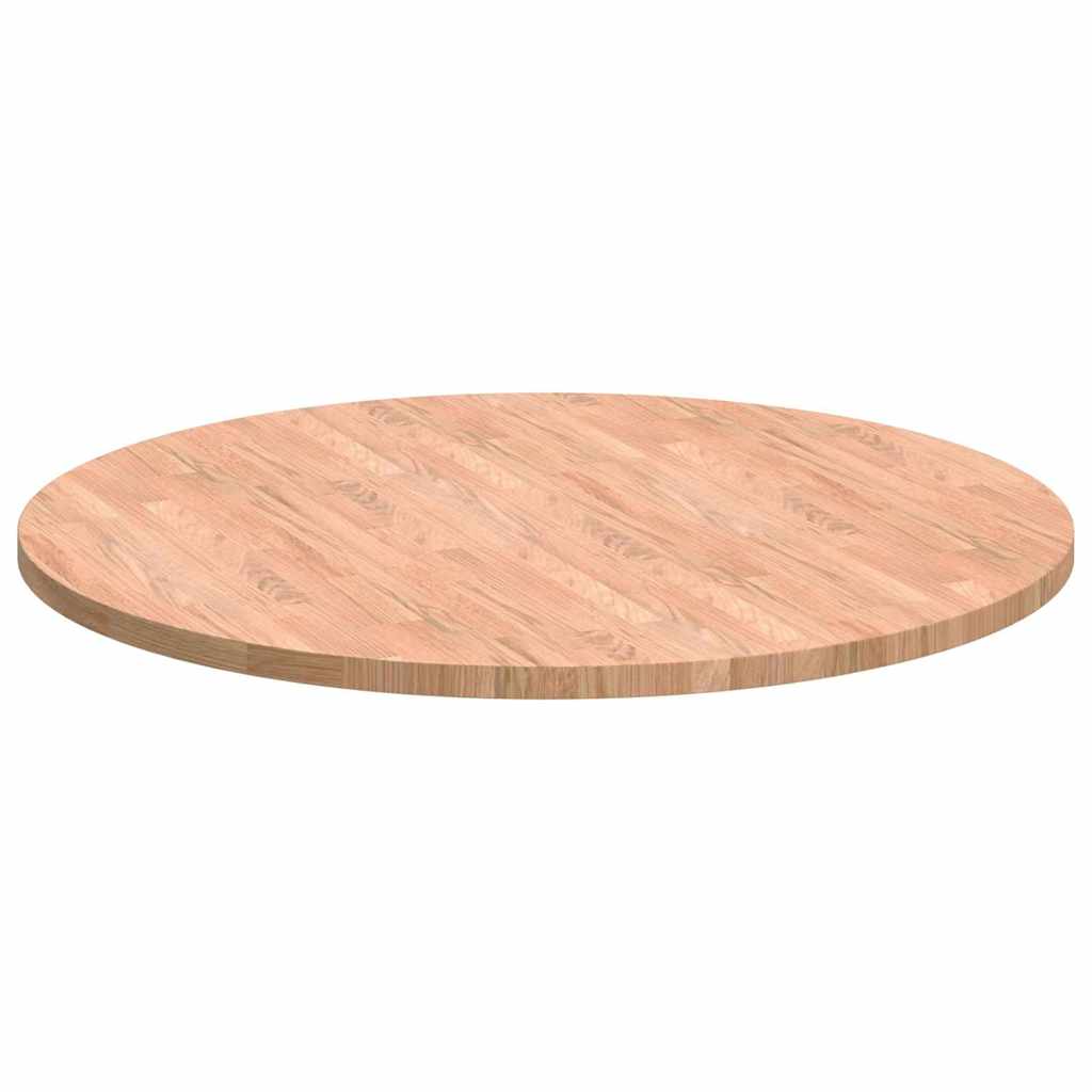 Bordplate Annet Lysebrun Ø 90 x 2.5 cm Solid eik