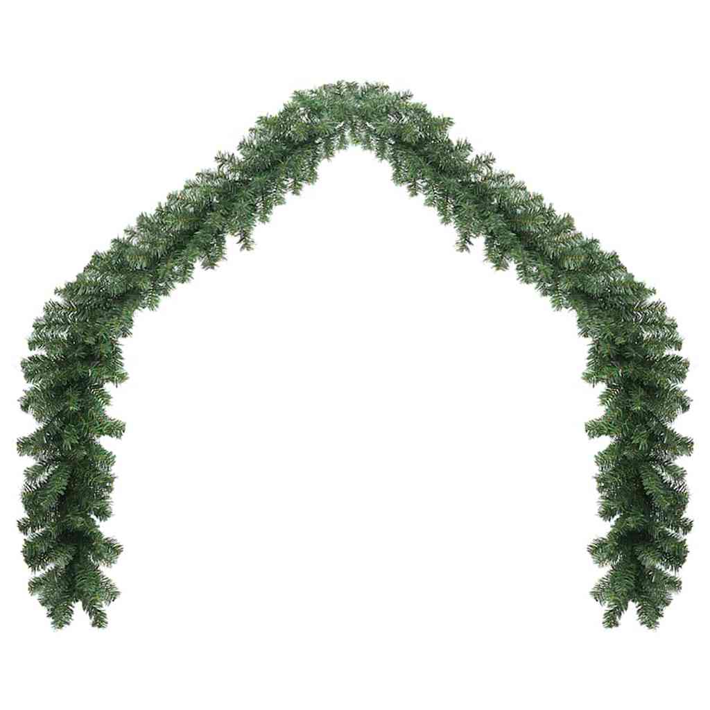 Julekrans med 600 LED 2 pcs grønn PVC