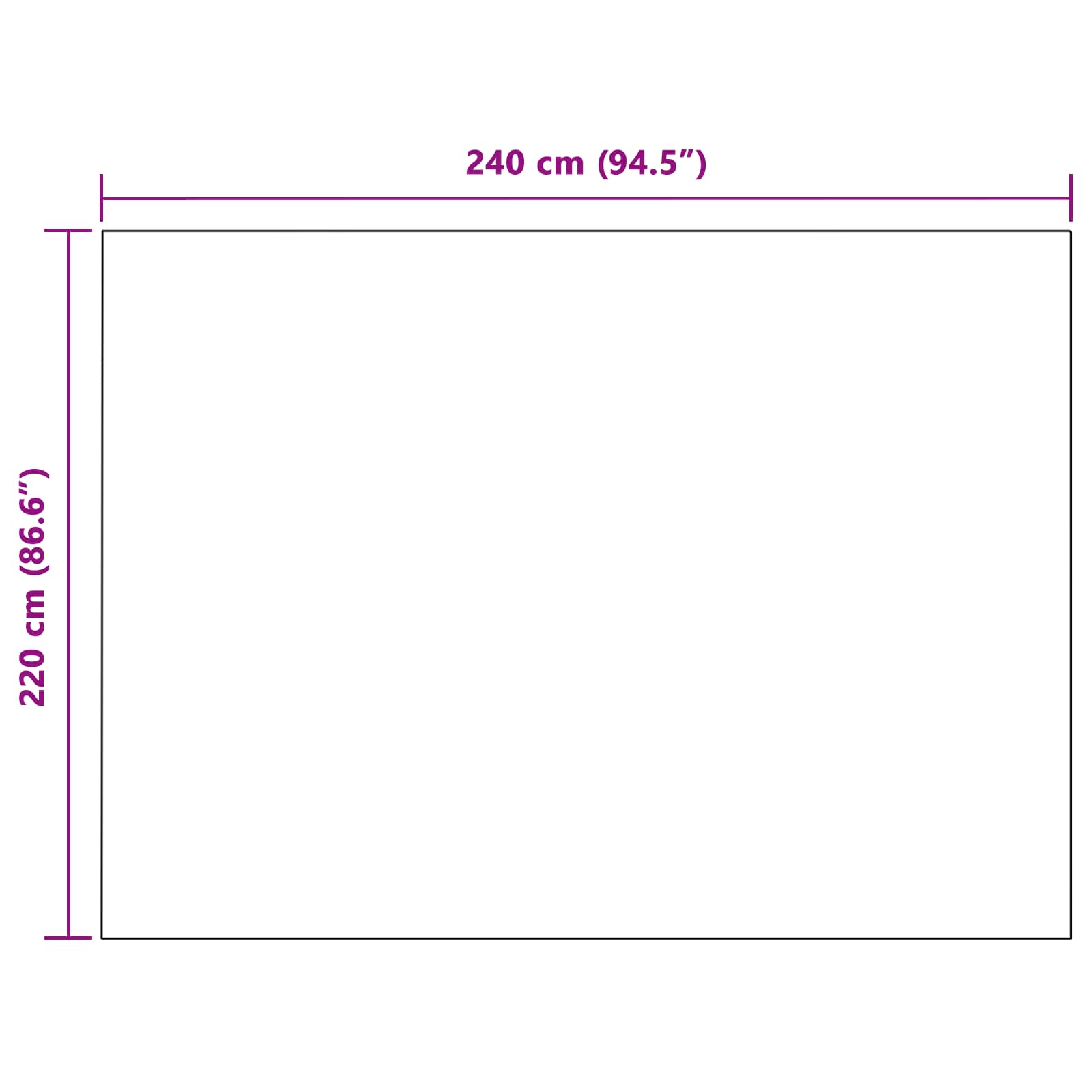 Kastteppe Kamel 220 x 240 cm Fleece