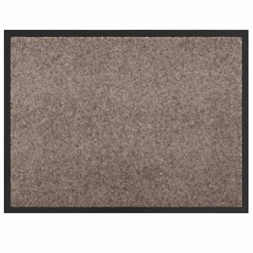 Dørmatte Beige 60 x 80 cm Teddy-stoff
