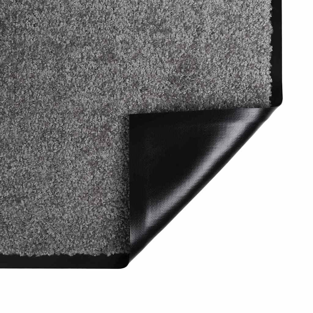 Dørmatte Lysegrå 40 x 60 cm Teddy-stoff