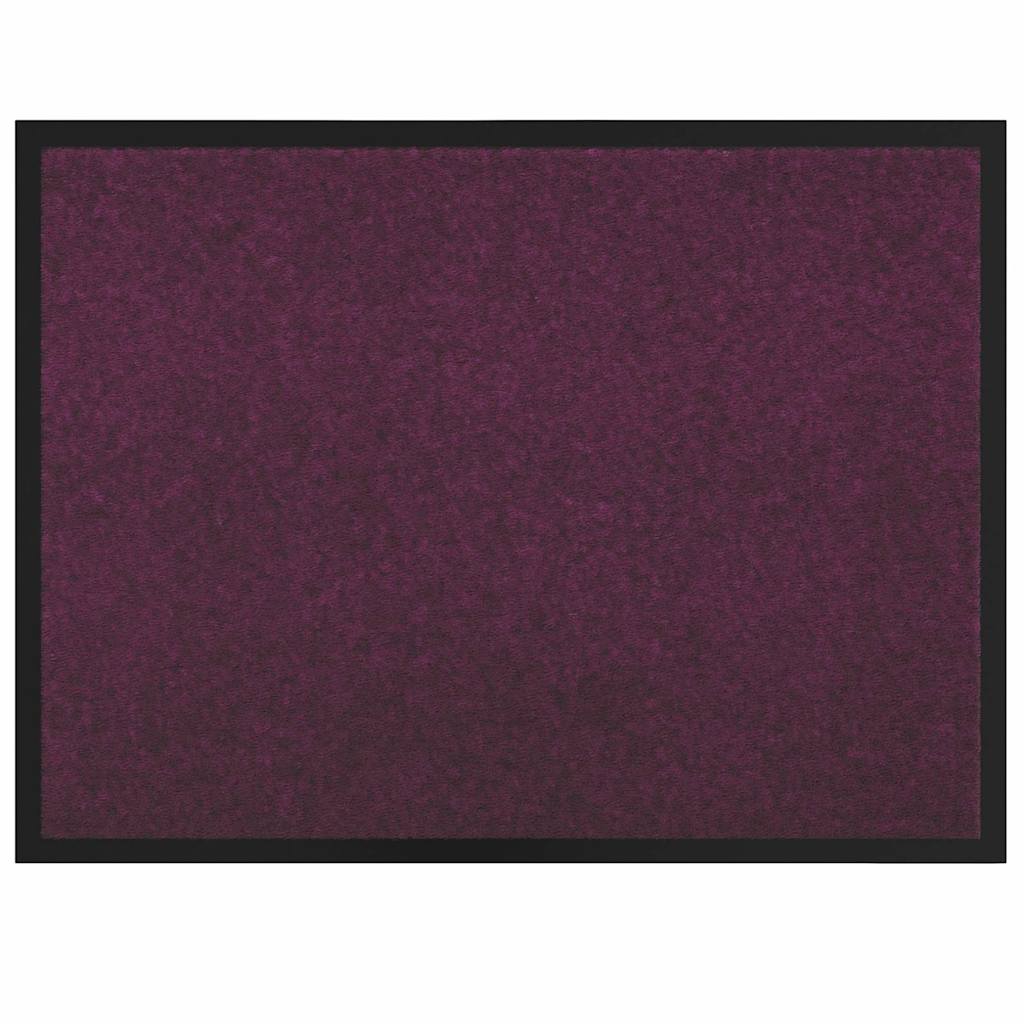 Dørmatte Bordeaux 60 x 80 cm Teddy-stoff