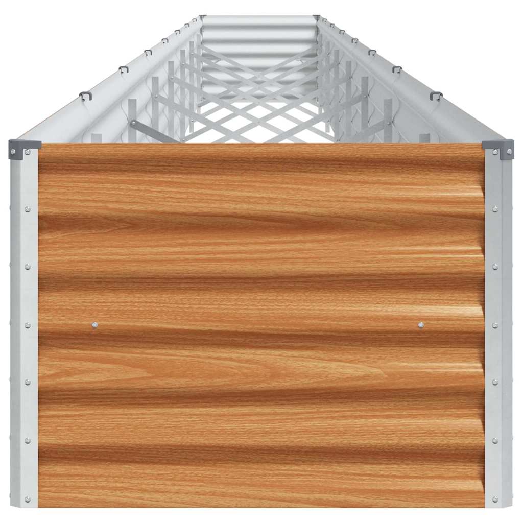 Høybed Lys Brun 775 x 50 x 36 cm Galvanisert Stål