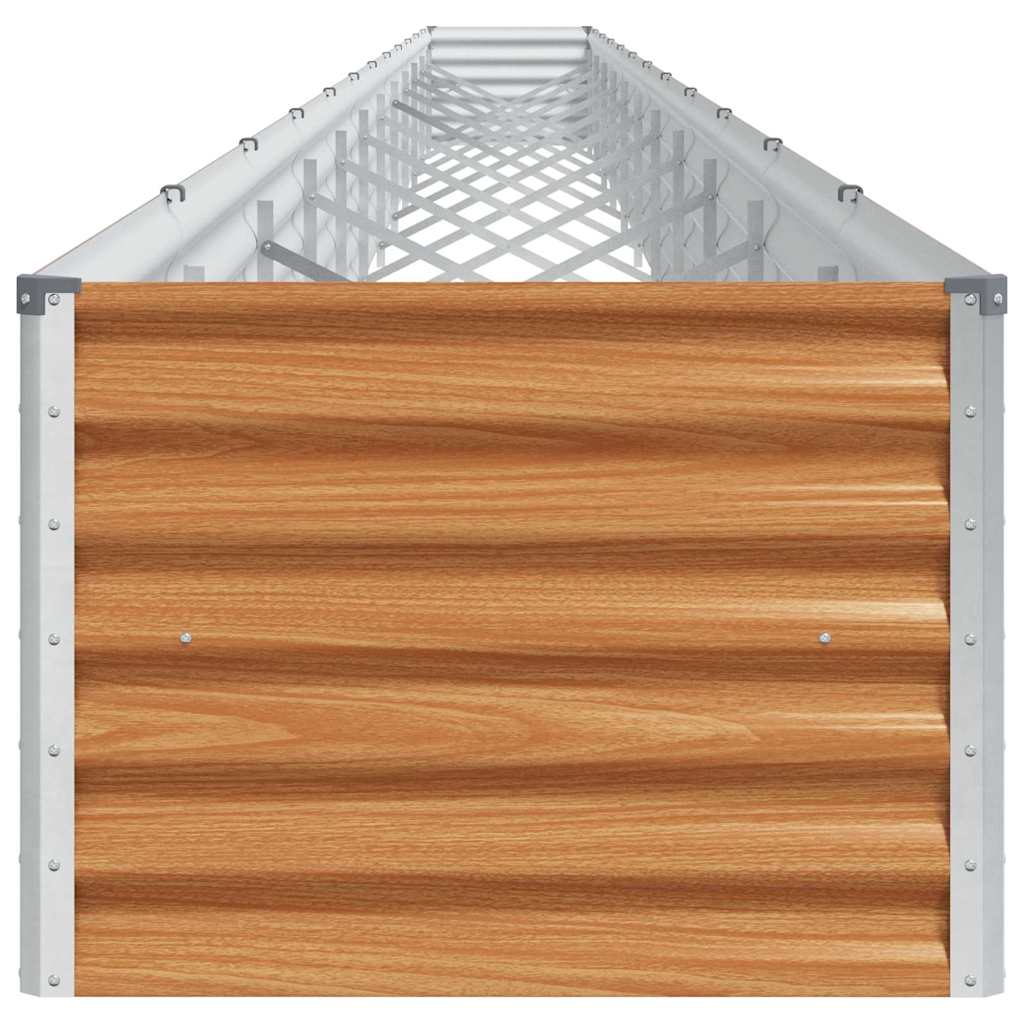 Høybed Lys Brun 1164 x 50 x 36 cm Galvanisert Stål