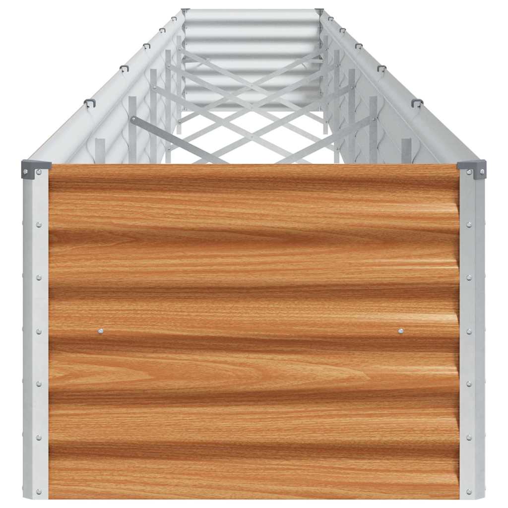 Høybed Lys Brun 582 x 50 x 36 cm Galvanisert Stål