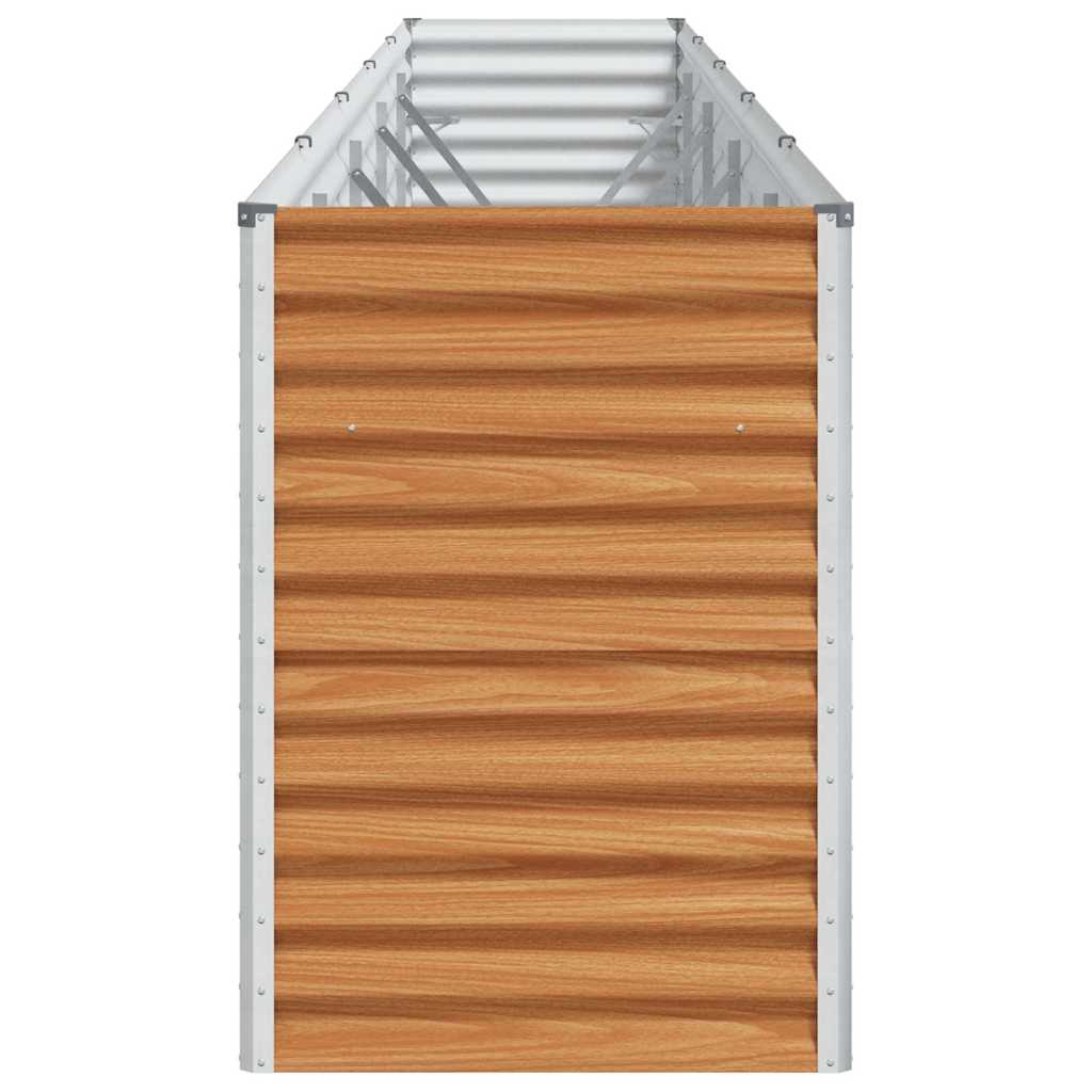 Høybed Lys Brun 485 x 50 x 68 cm Galvanisert Stål