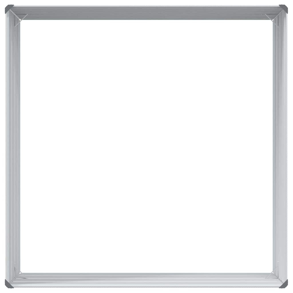 Høybed Lys Brun 100 x 100 x 45 cm Galvanisert Stål