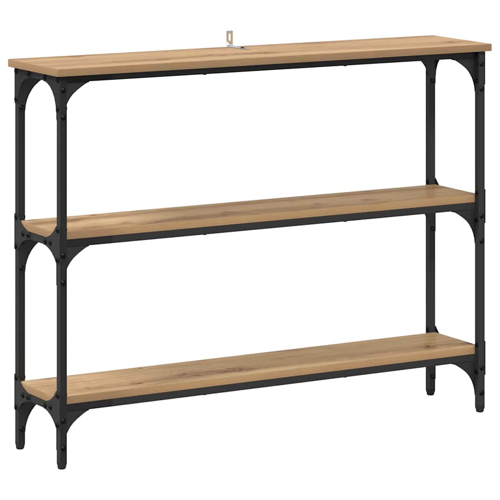 Konsollbord artisan eik 100 x 22.5 x 75 cm Konstruert tre