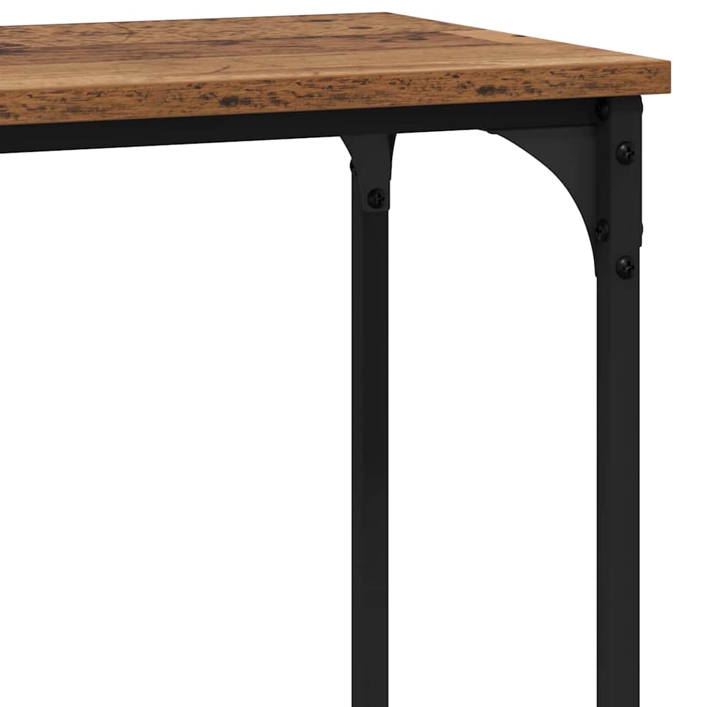 Konsollbord Gammelt tre 101 x 30.5 x 75 cm Konstruert tre