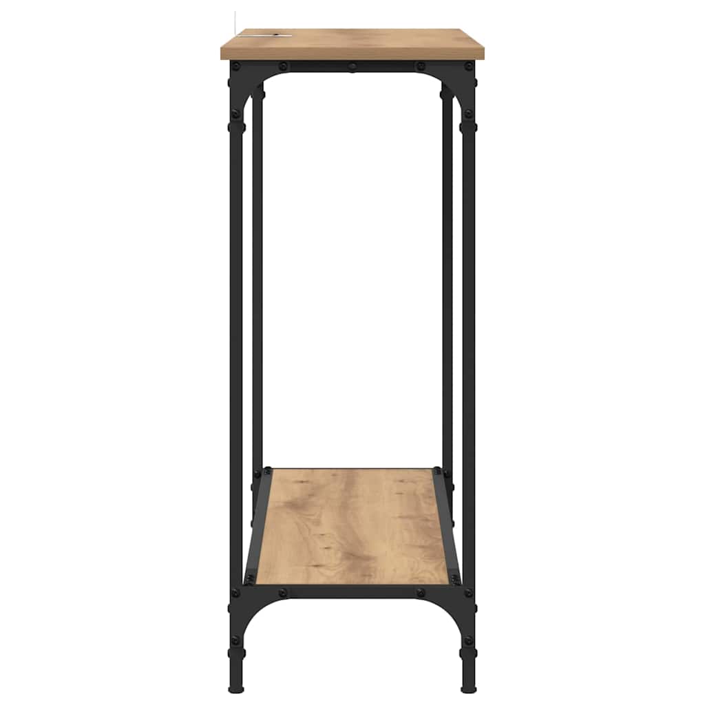 Konsollbord artisan eik 101 x 30.5 x 75 cm Konstruert tre