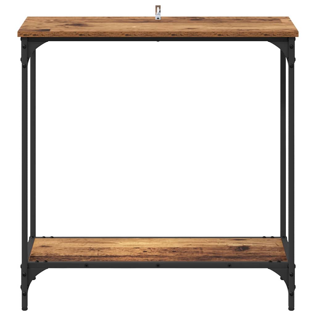 Konsollbord Gammelt tre 75 x 30.5 x 75 cm Konstruert tre