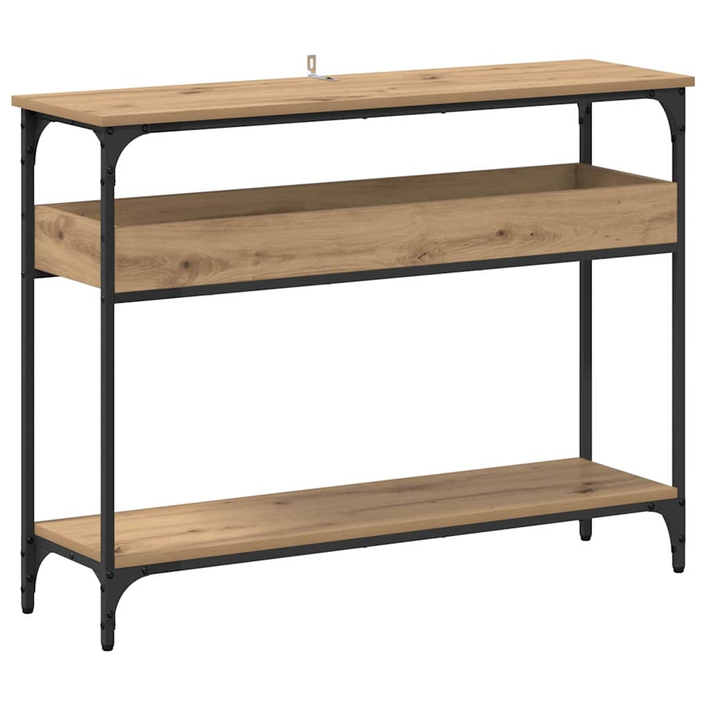 Konsollbord artisan eik 100 x 29 x 75 cm Konstruert tre
