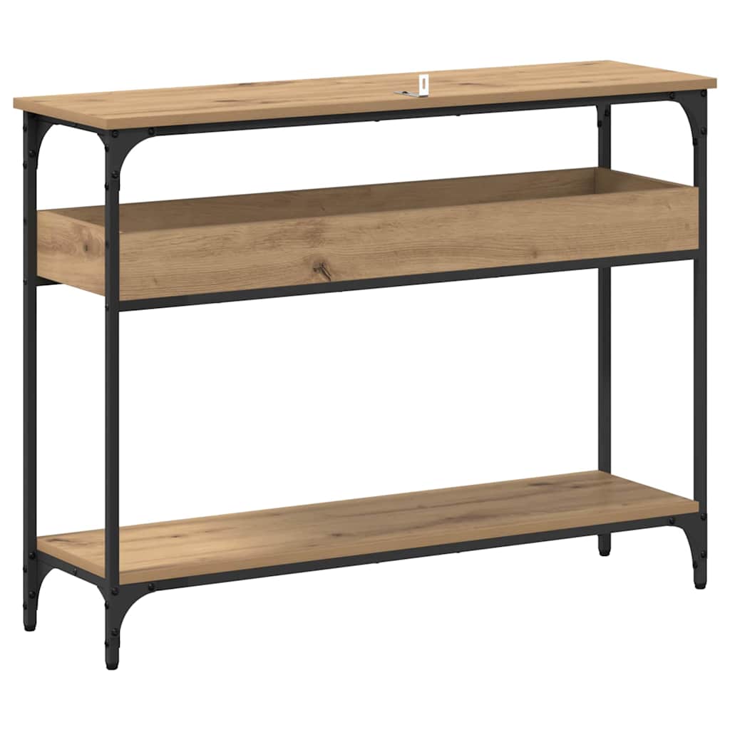 Konsollbord artisan eik 100 x 29 x 75 cm Konstruert tre