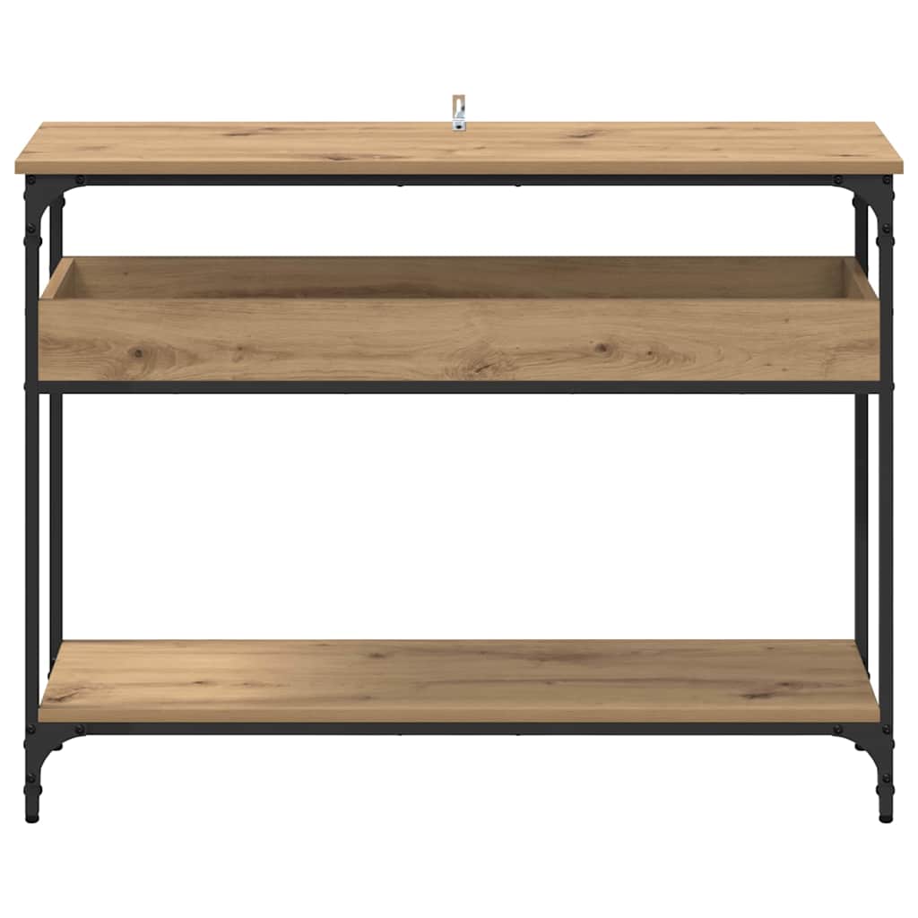 Konsollbord artisan eik 100 x 29 x 75 cm Konstruert tre