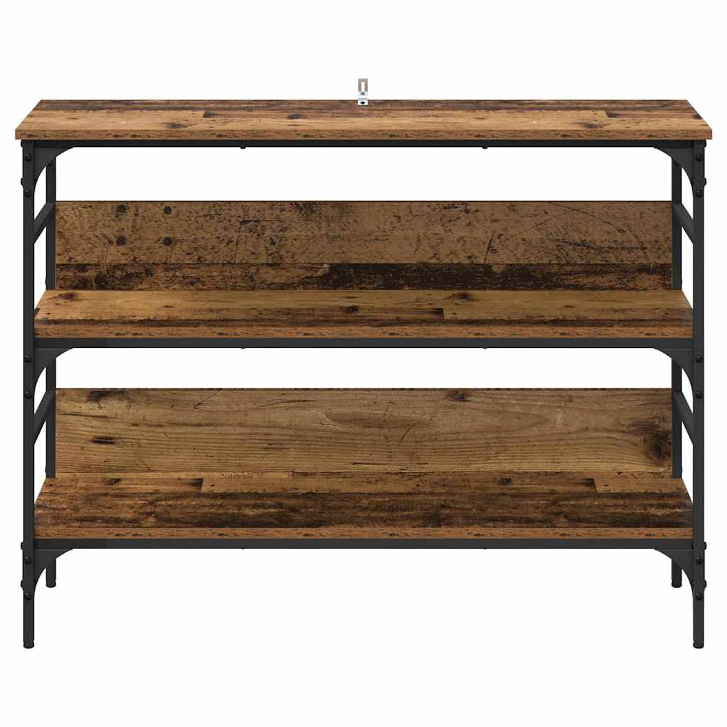 Konsollbord Gammelt tre 100 x 32 x 75 cm Konstruert tre