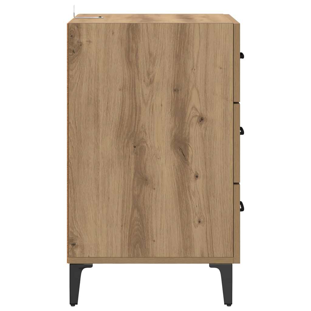 Nattbordskap artisan eik 40 x 40 x 66 cm Konstruert tre