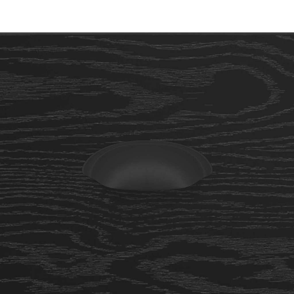 Nattbordskap Svart Eik 39 x 39 x 67,5 cm Konstruert tre