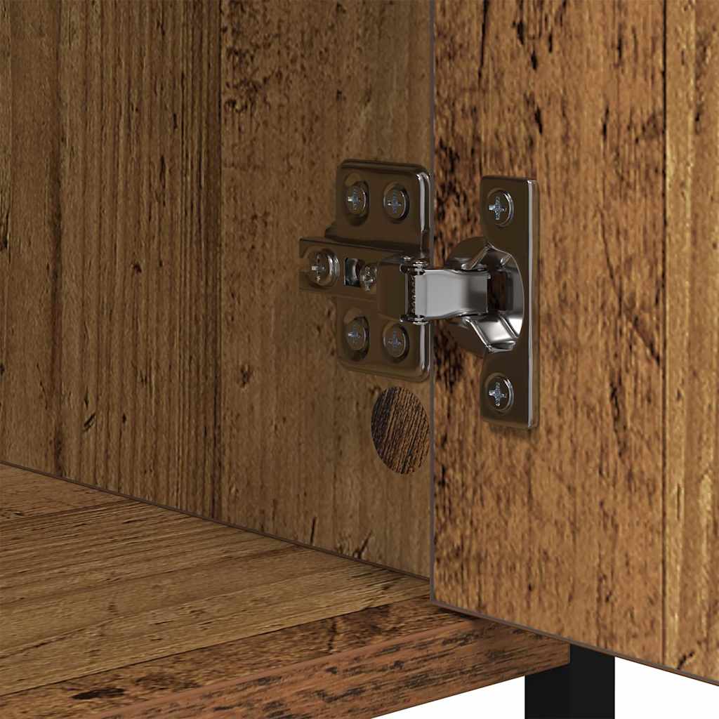 Nattbordskap 2 pcs Gammelt tre 40 x 42 x 60cm Konstruert tre