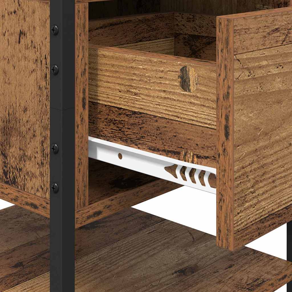 Nattbordskap Gammelt tre 40 x 42 x 56 cm Konstruert tre