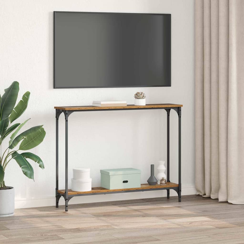 Konsollbord Gamle tre 102 x 23 x 15.5 cm Konstruert tre