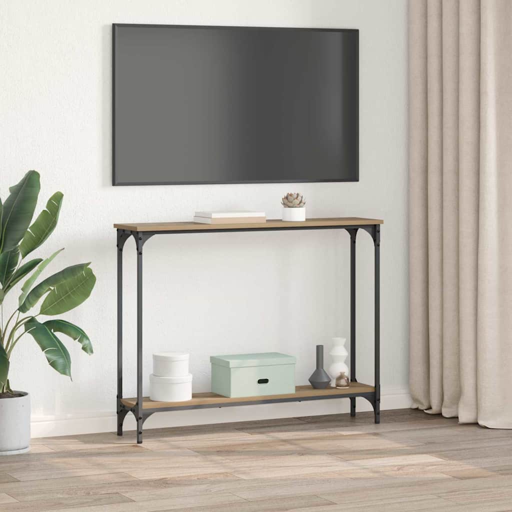 Konsollbord Artisan Eik 102 x 23 x 15.5 cm Konstruert tre