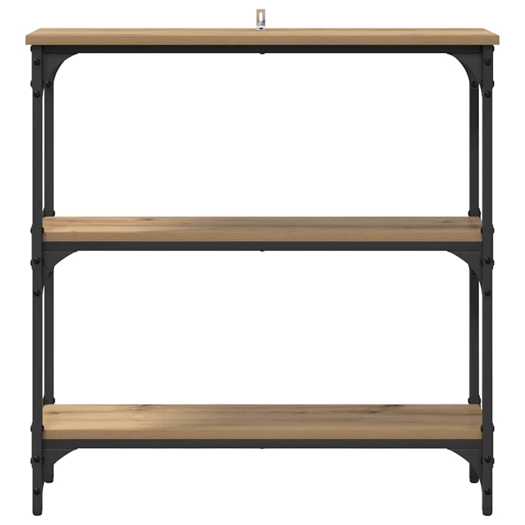 Konsollbord artisan eik 75 x 22.5 x 75 cm Ingeniørtre og Metall